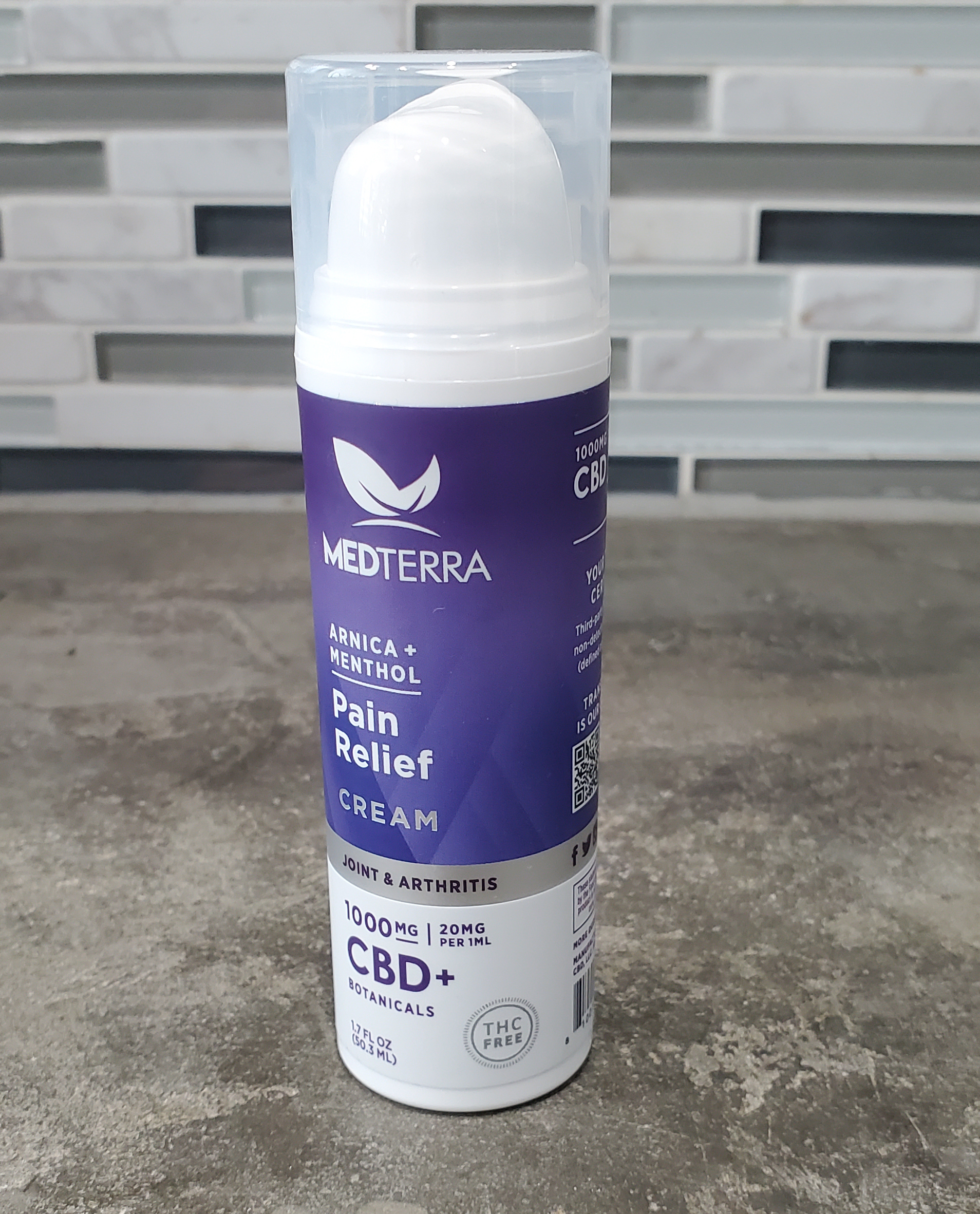 Medterra pain relief CBD cream