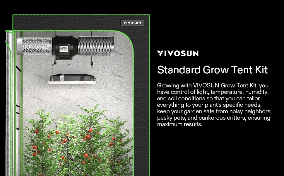 VIVOSUN 4 x 2 ft. Basic Grow Kit review