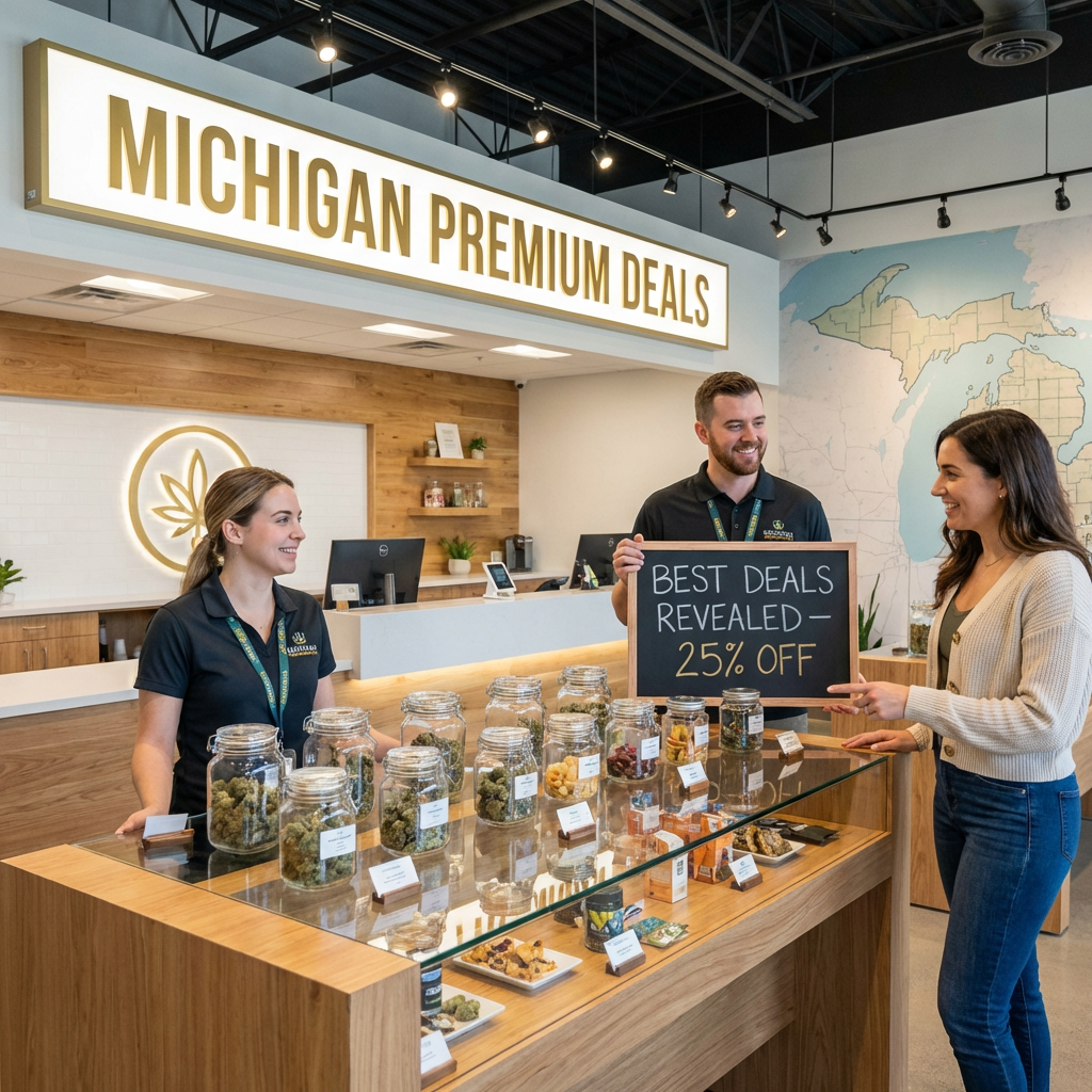 Illustration of Michigan Dispensary: Best Premium Cannabis Deals Revealed
