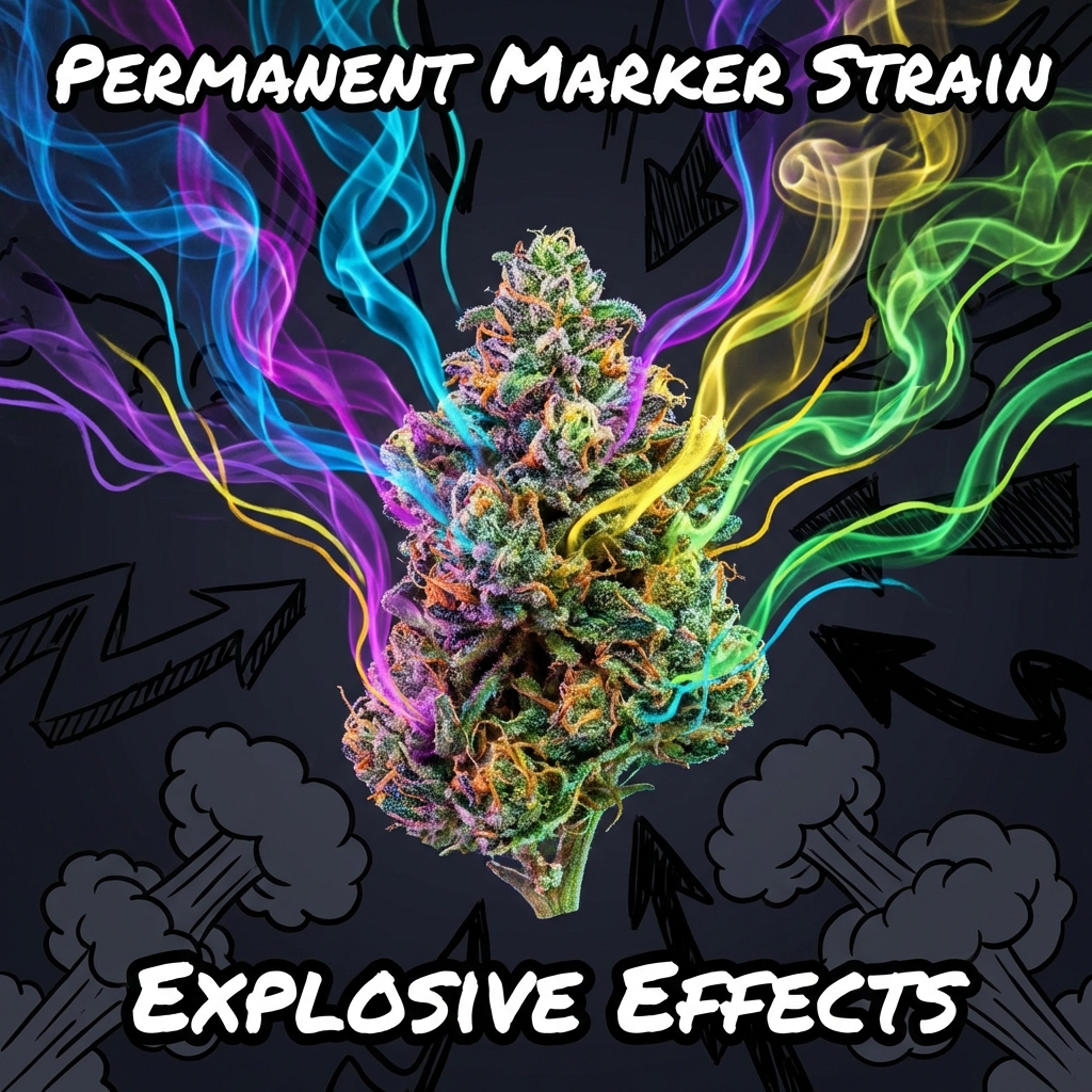 Illustration of Permanent Marker Strain: Ultimate Potent Hybrid for Explosive Effects