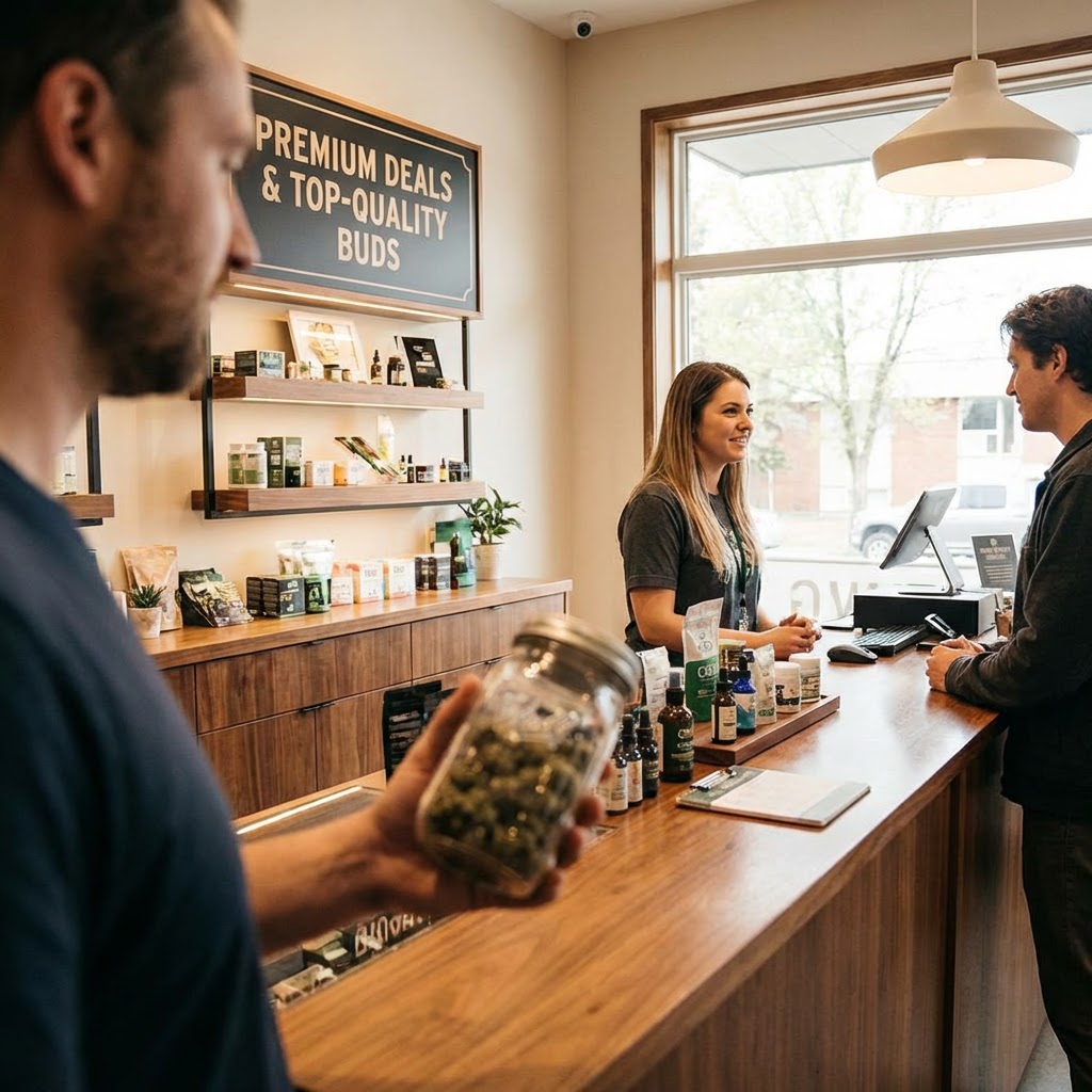 Illustration of Weed Dispensary Near Me: Best Premium Deals on Top-Quality Buds