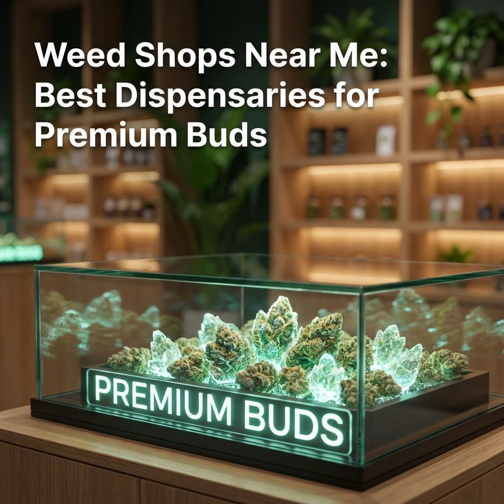 Illustration of Weed Shops Near Me: Best Dispensaries for Premium Buds